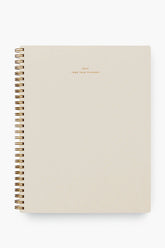 2024 Natural Linen Yearly Task Planner